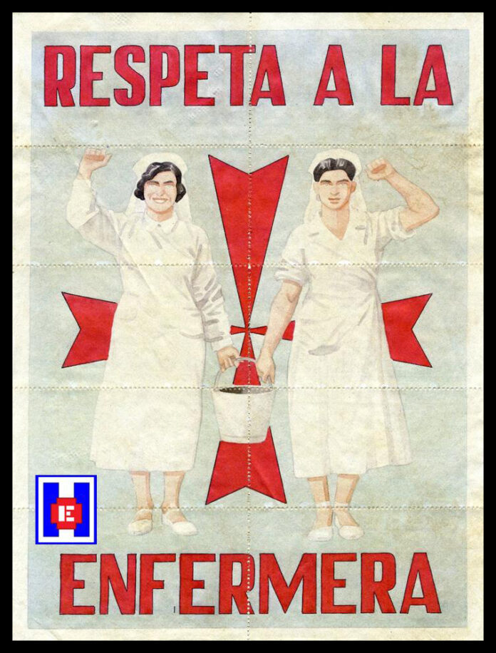 enfermera Cartilla racionamiento